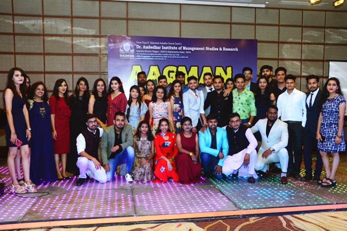  'Aagman - Fresher's Party' of 33rd Mba Batch Of DAIMSR | Nagpur News