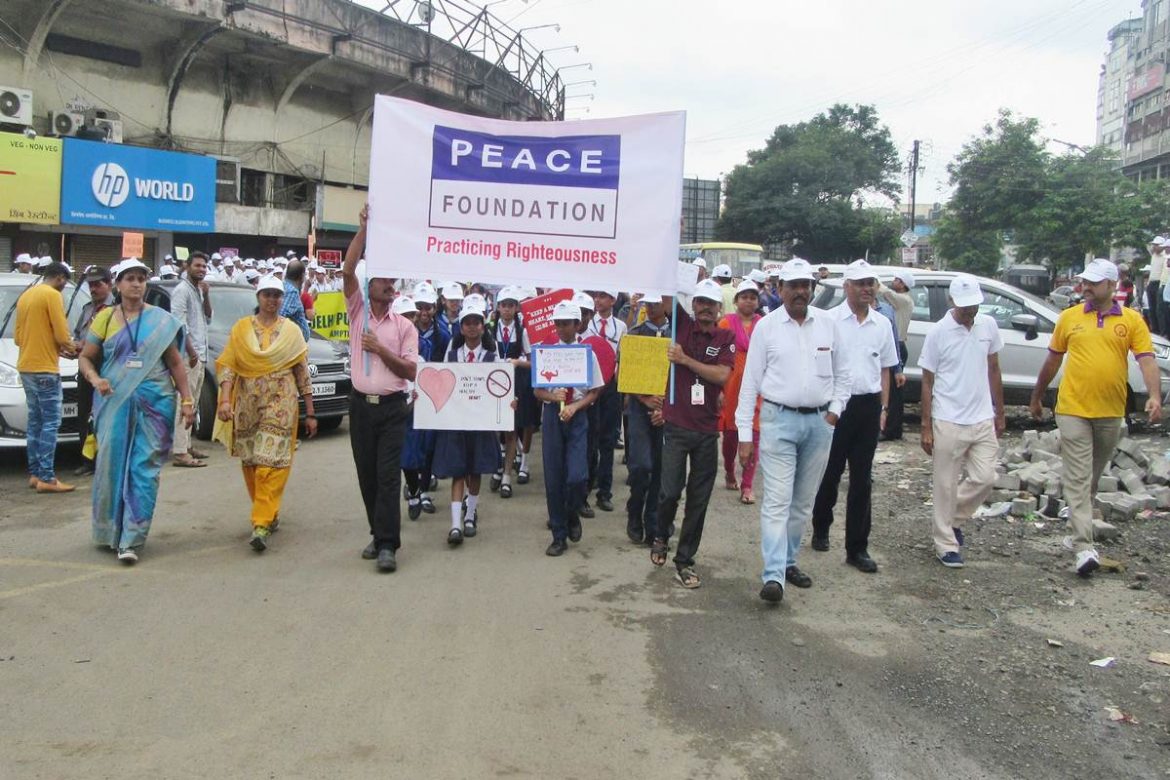 Peace Foundation & Care Hospital Takes Out Rally World Heart Day