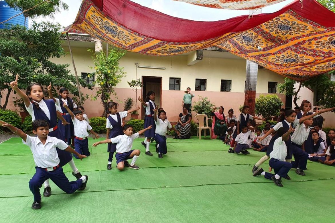 Donated Hearing Aid Tables at Bharat Muk Vidyalaya, Jagnade Square