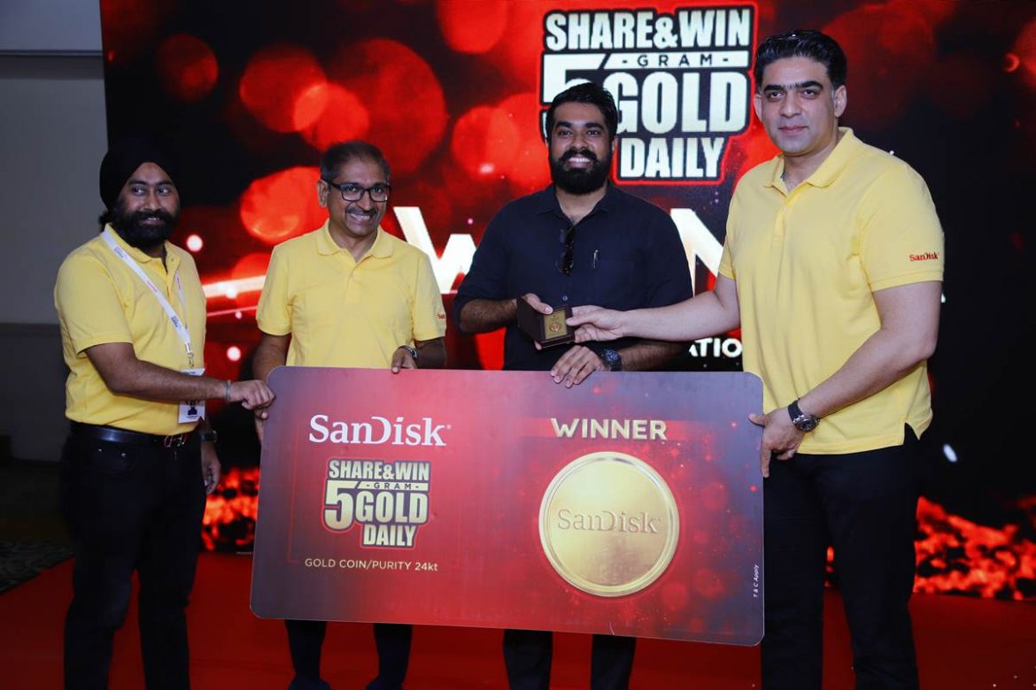 Now Every Qualifying SanDisk Product Purchase Could Win You Gold