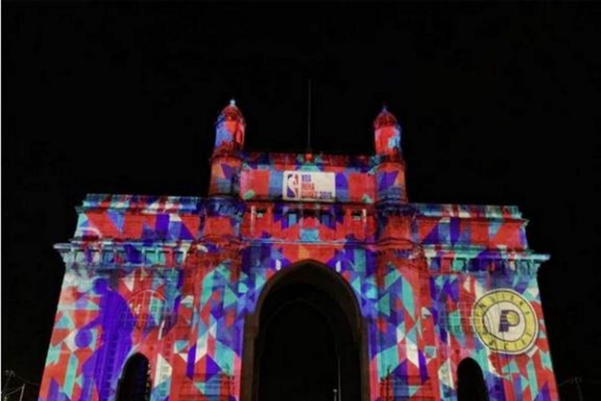 Gateway of India Illuminated to Mark Arrival of NBA | Nagpur Sports News