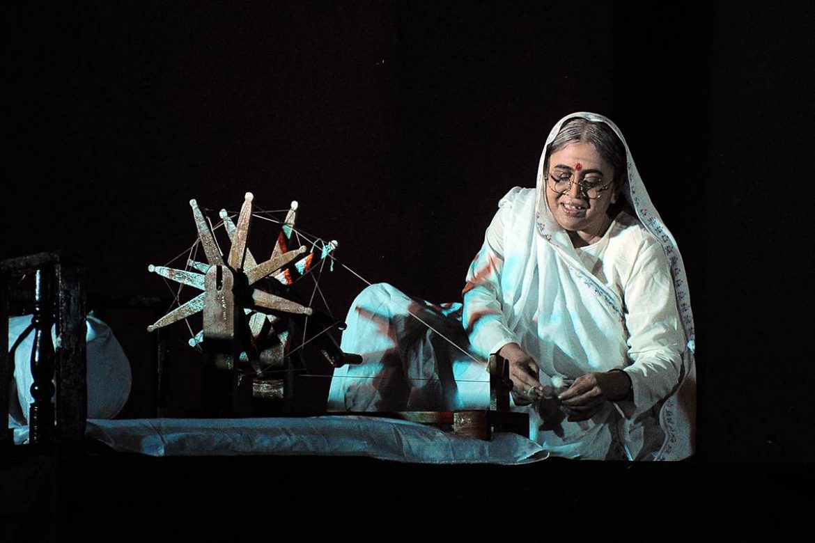 Powerful drama "Jagdamba", the biography of Kasturba Gandhi at SCZCC