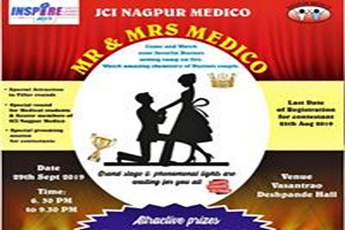 Mr. & Mrs. Medico 2019 to Be Held on Sept 29 | Live News Nagpur