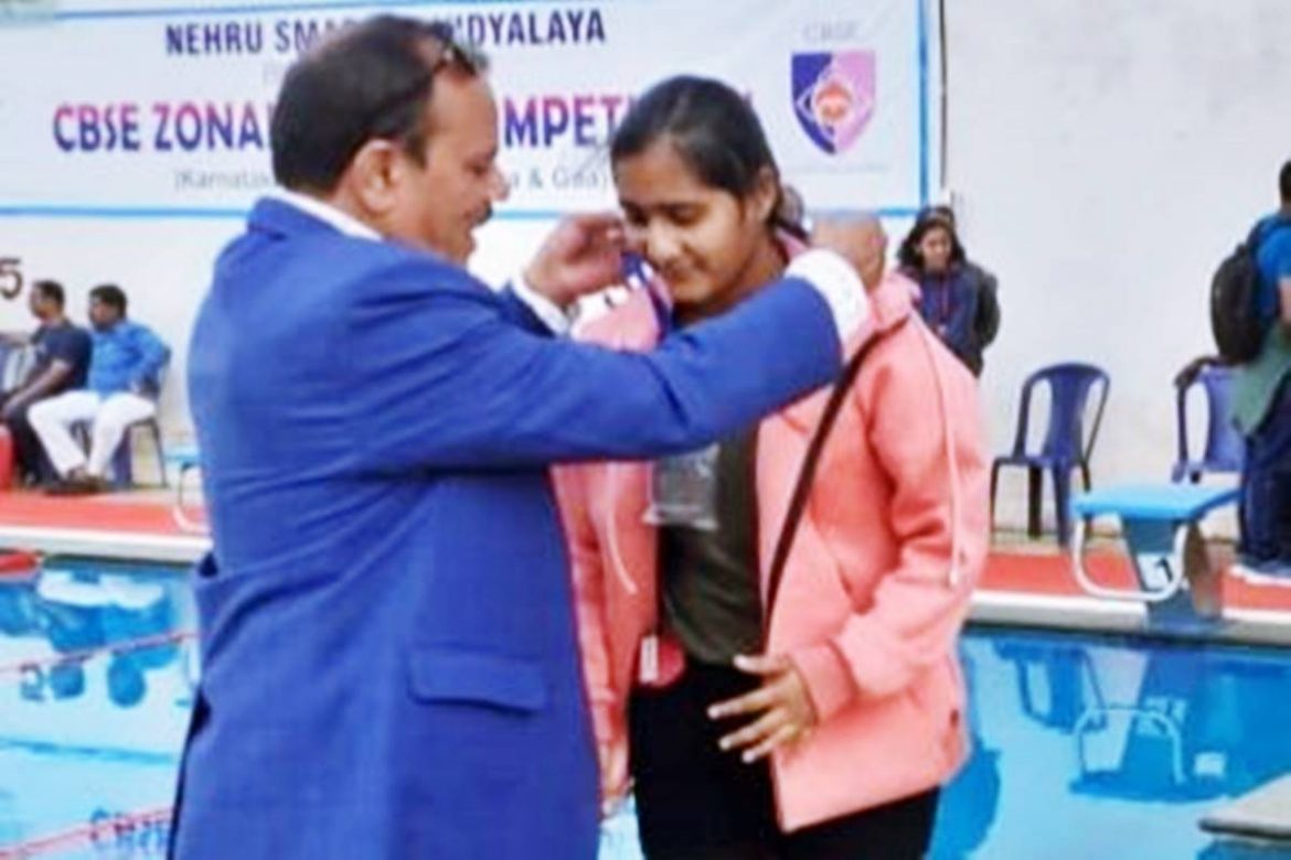 Sana shines in CBSE swimming contest | Nagpur Sports News