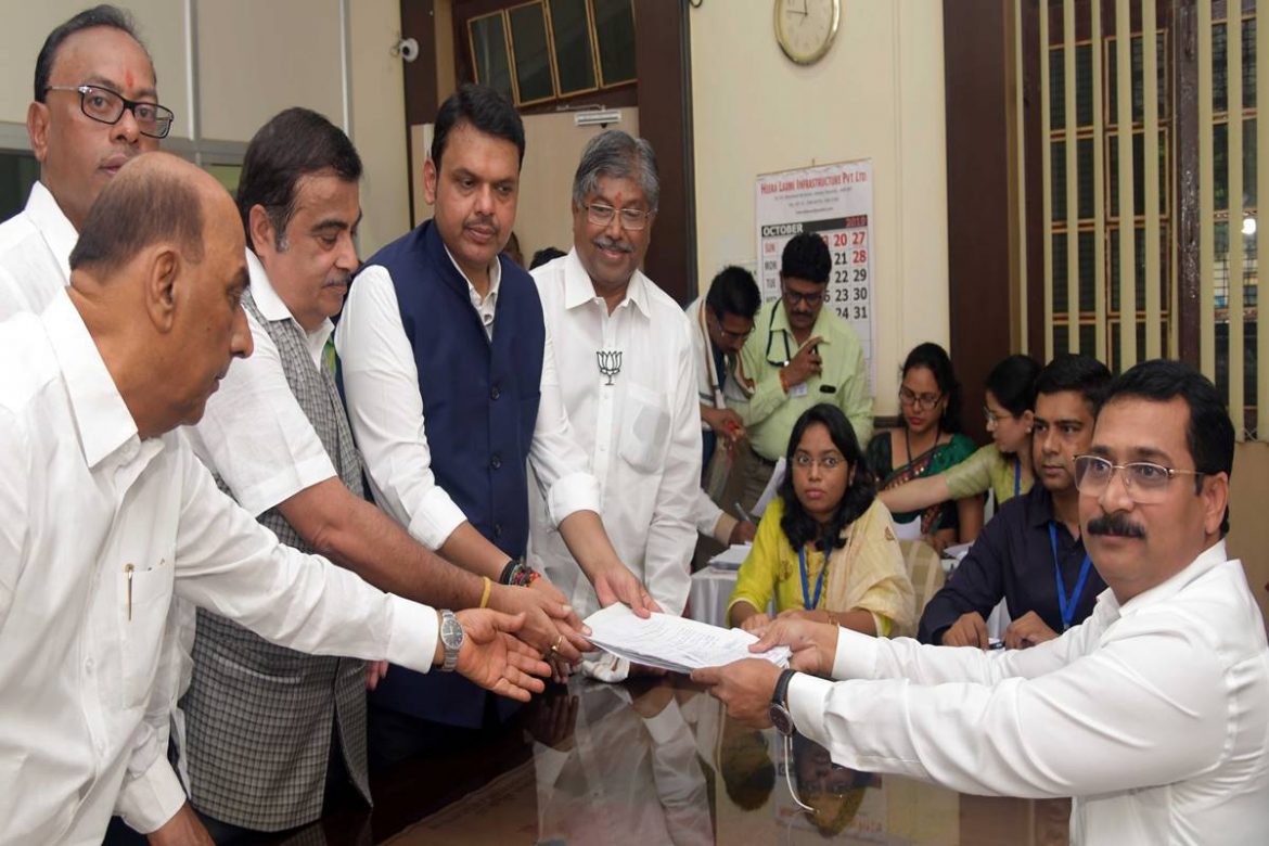 Fadnavis among others file papers in Nagpur claims unprecedented victory