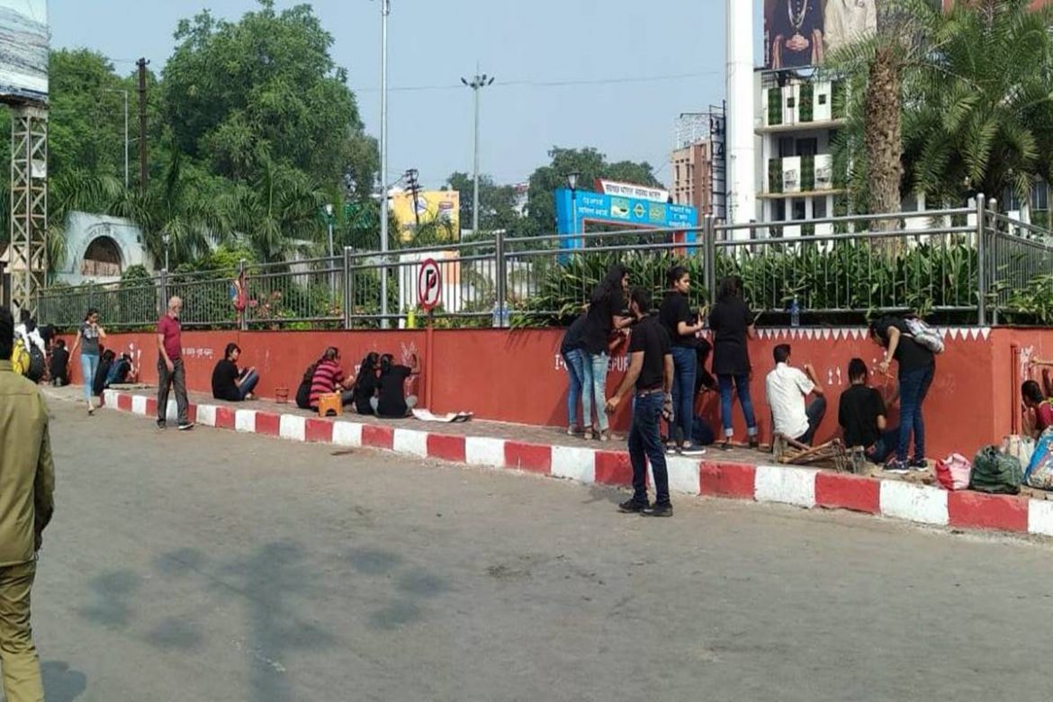 I-Clean Nagpur beautifies Nagpur Railway Station Today | Nagpur News