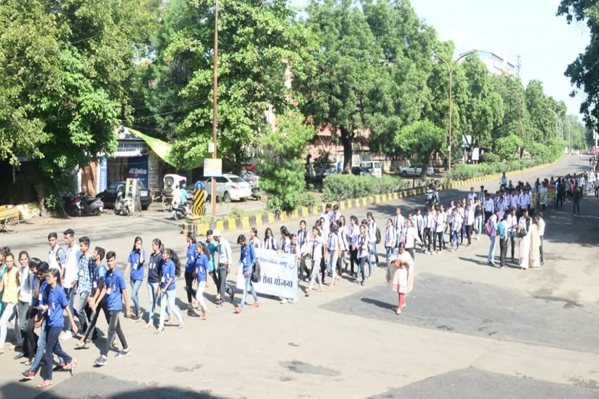 NSS Dept of RTMNU Organises Rally on Oct 2 | The Live Nagpur