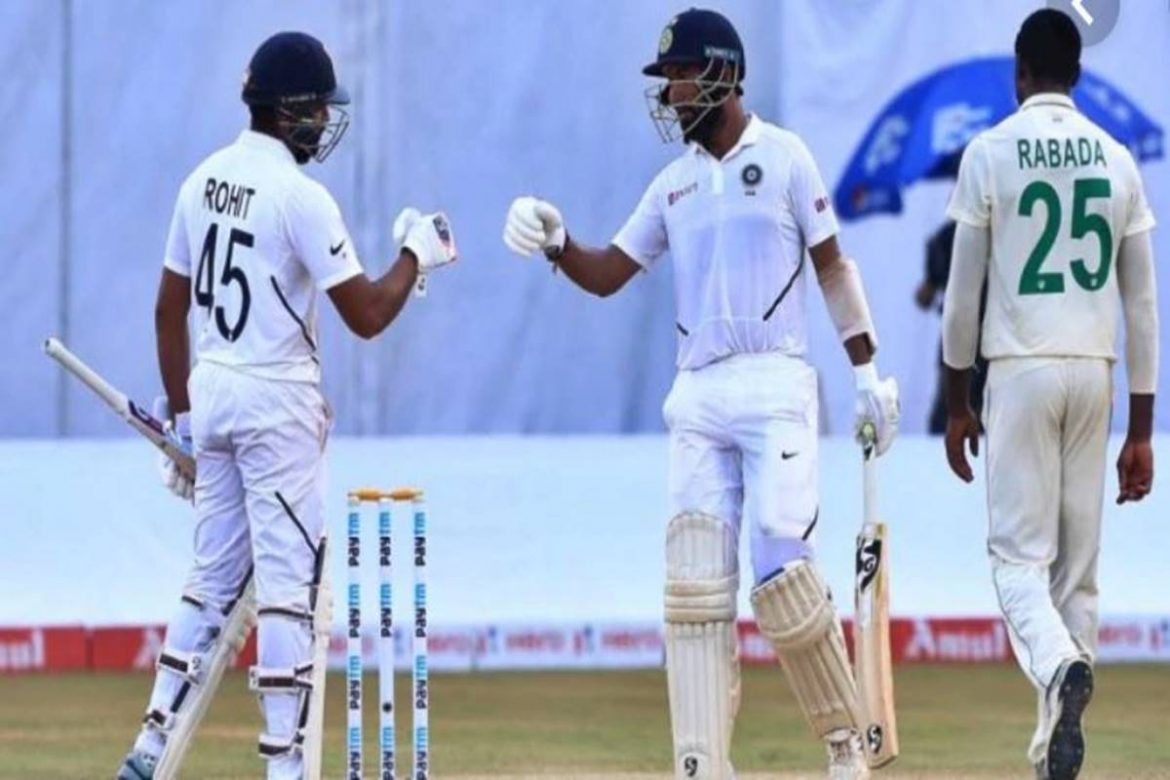 Vizag Test: Rohit, Pujara Put India on Top on Day Four | Nagpur News