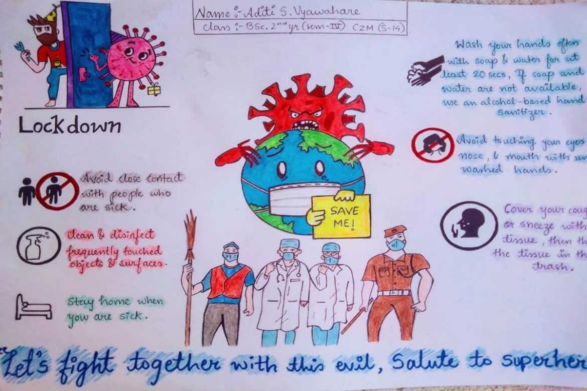 45+ Prevention Of Covid 19 Drawing Competition Background
