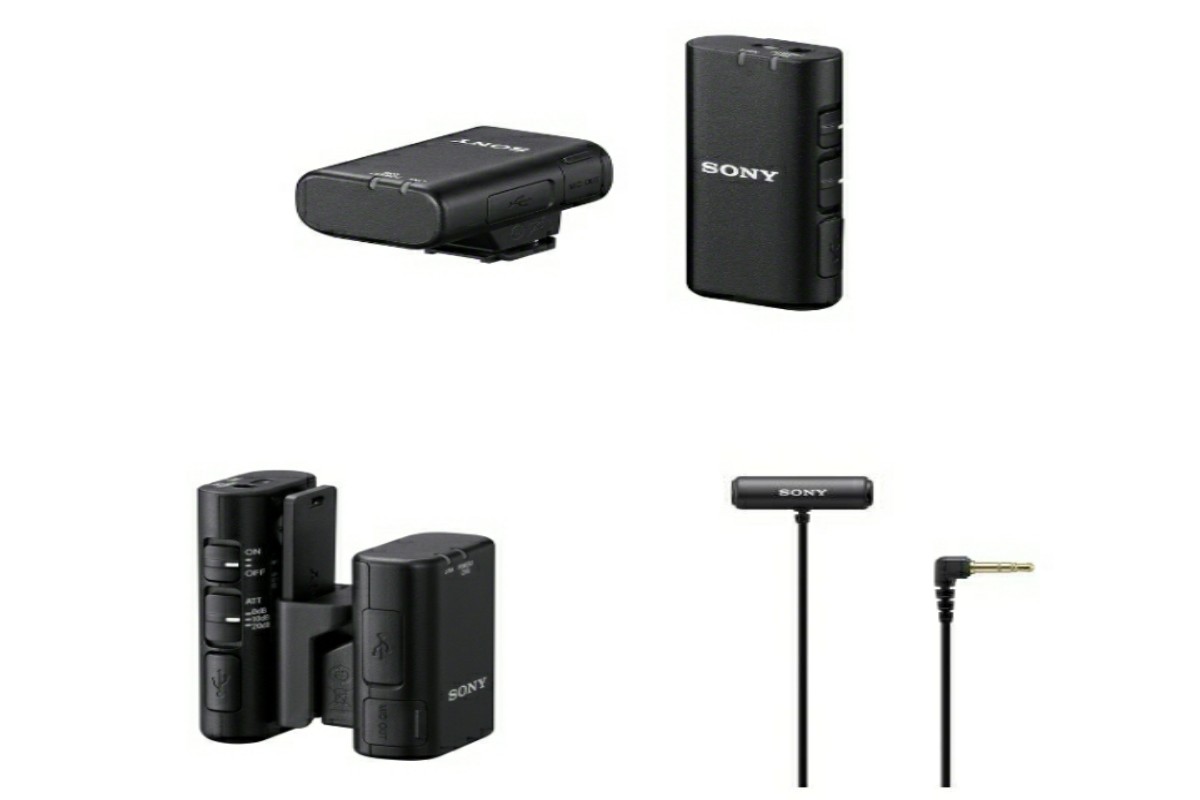 Sony ECM-W2BT Wireless Microphone and ECM-LV1 Compact Stereo Lavalier  Microphone Announced