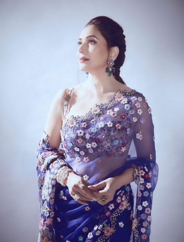 Madhuri Dixit's 5 glamorous saree looks