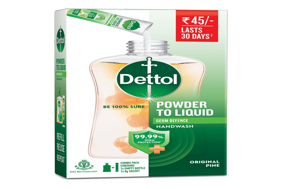 Orthodox apotheker maak het plat Dettol expands its product portfolio with the launch of Dettol powder-to-liquid  hand wash in India - The Live Nagpur