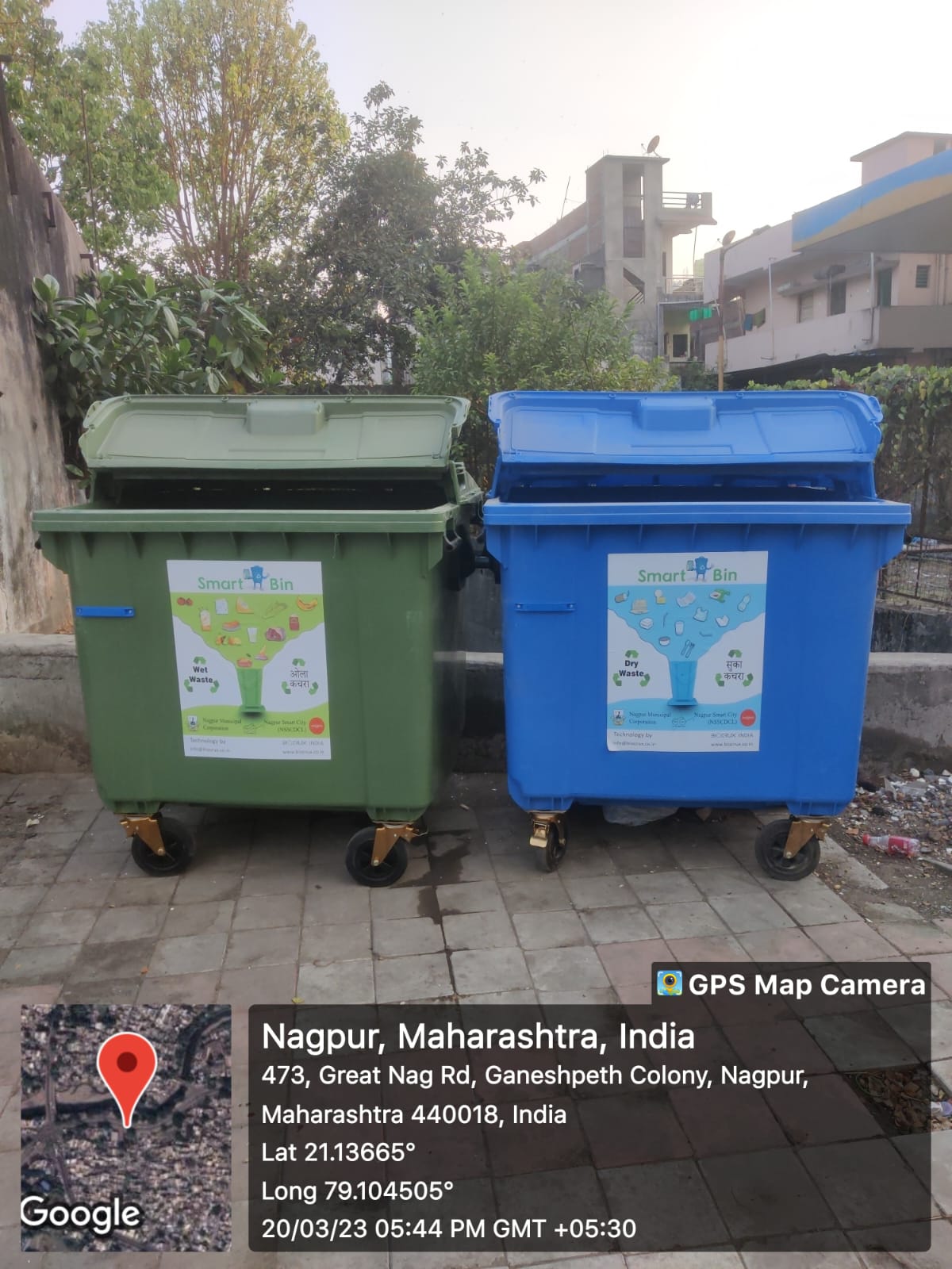 Smart bins with sensors installed at 175 spots in Nagpur - The