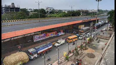 Butibori flyover repair under progress